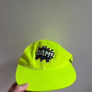 Neon Yellow BAM! Hat Snapback By Prime Threads